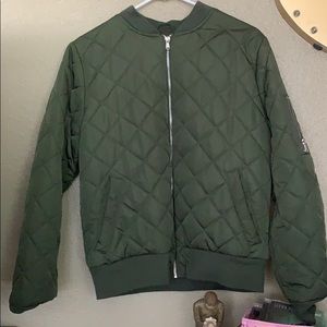 Green Bomber Jacket